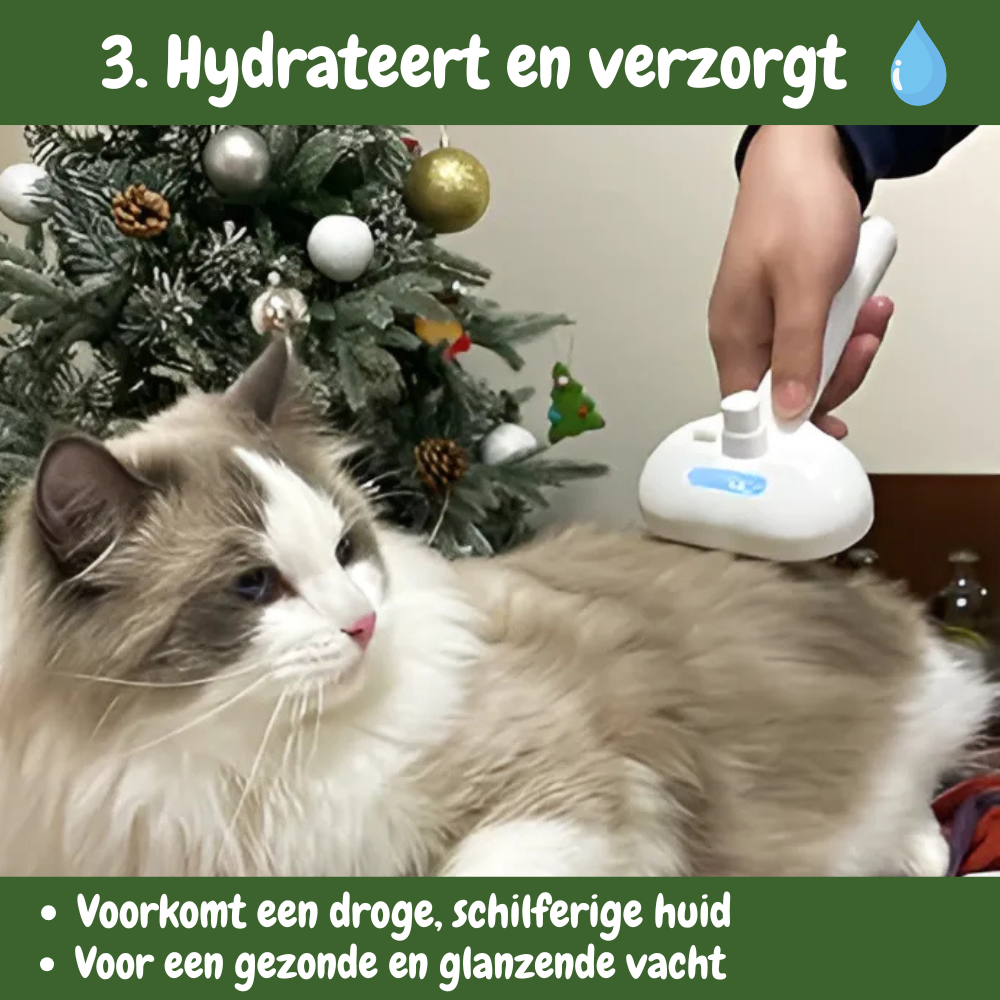 SteamCare Hondenborstel voor Antistatische Verzorging