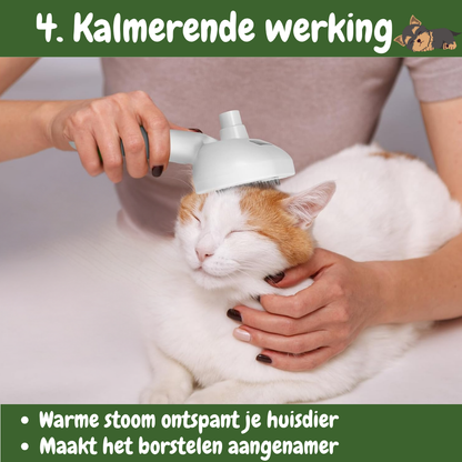 SteamCare Hondenborstel voor Antistatische Verzorging