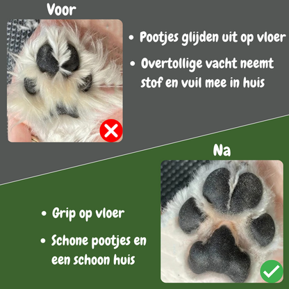 Hondentrimmer CleanPaws voor Gladde Pootjes