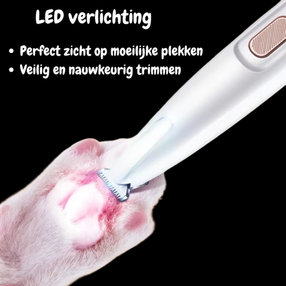 Hondentrimmer CleanPaws voor Gladde Pootjes