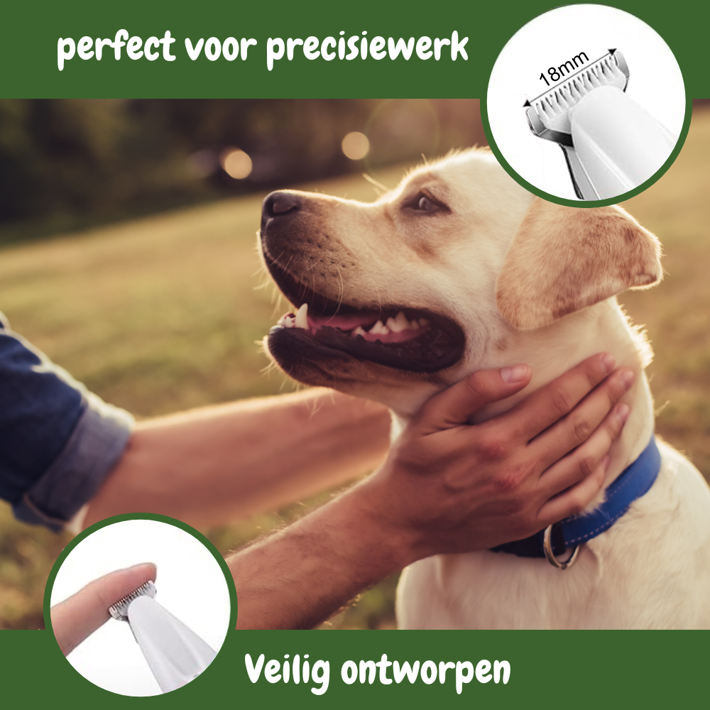 Hondentrimmer CleanPaws voor Gladde Pootjes