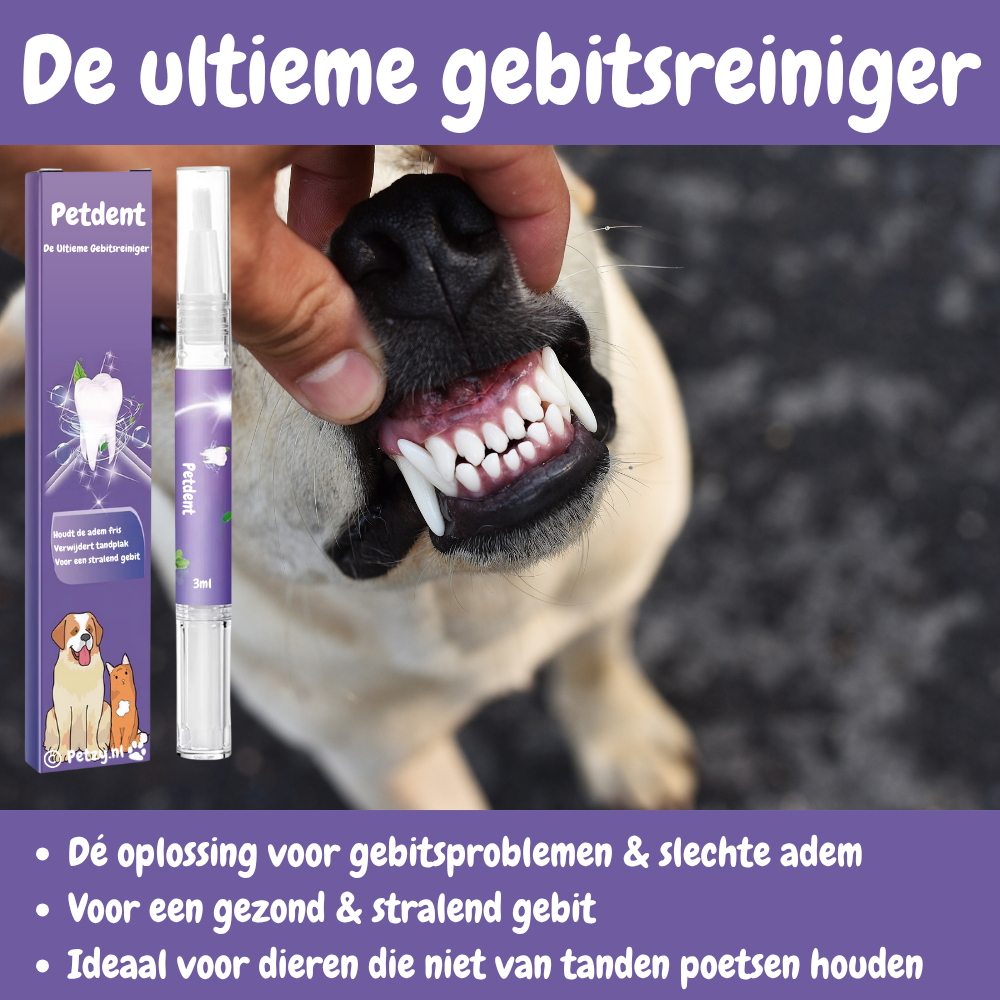 Tandverzorgingspen PetDent voor een Gezond Gebit